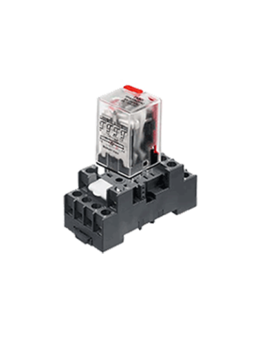 Relé con zócalo HY