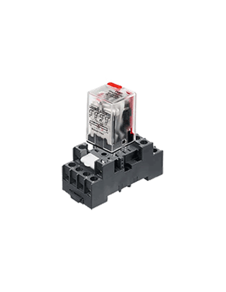 Relé con zócalo HY