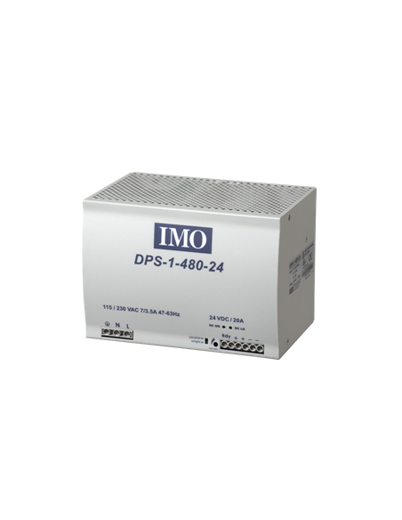 Fuente de alimentación AC/DC 24 V 480 W 20 A DPS-1-480-24DC