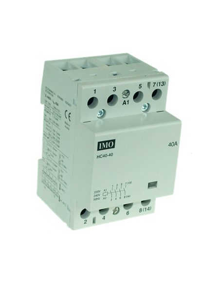 Contactor modular 4 polos 40 A 230 V 4 NA ref.: HC40-40230