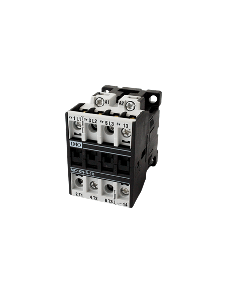 Contactor eléctrico 4 polos de 4 kW a 7.5 kW MC10N-S-00-40110AC