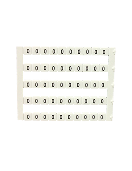 50 etiquetas de marcado 5 mm, 0 MT5-0