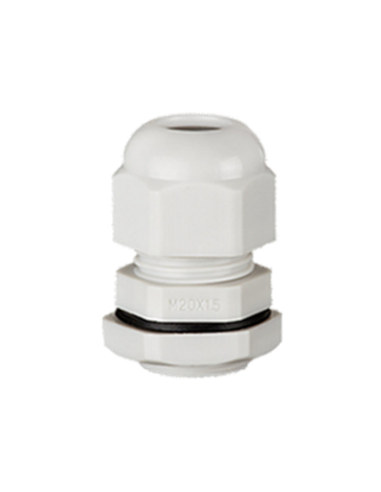 Prensaestopas blanca del M12 al M63
