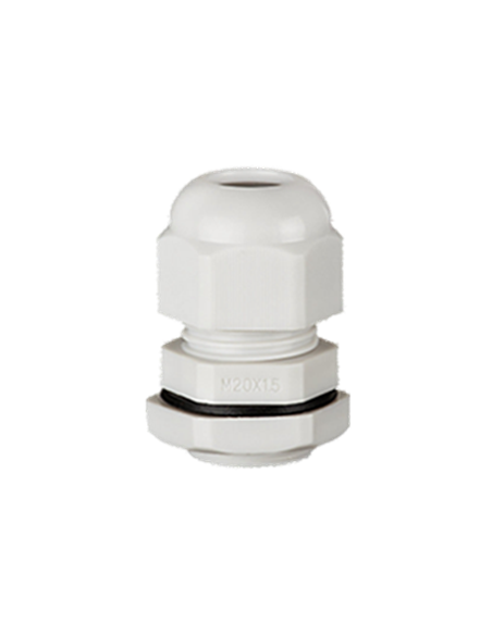 Prensaestopas blanca del M12 al M63