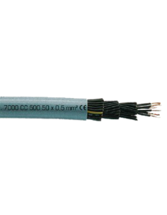 Cable eléctrico flexible multi conductor