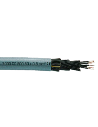 Cable eléctrico flexible multi conductor