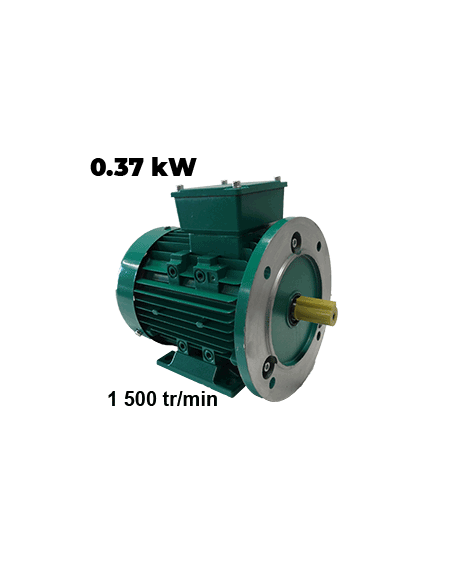 Motor eléctrico 220/380 V, 0.37 kW 4 polos 1500 rpm, brida B35 ref.: 71S4_B35