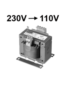 Transformador monofásico 230 V - 110 V