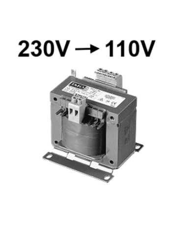 Transformador monofásico 230 V - 110 V