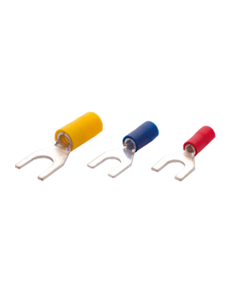 Terminales de horquilla 2.5*3.7 - 100 uds ref.: CF1B037