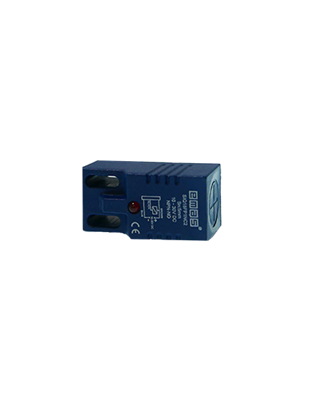 Sensor inductivo cuadrado sumergible alcance 5 mm PNP cable 2 m contacto NC