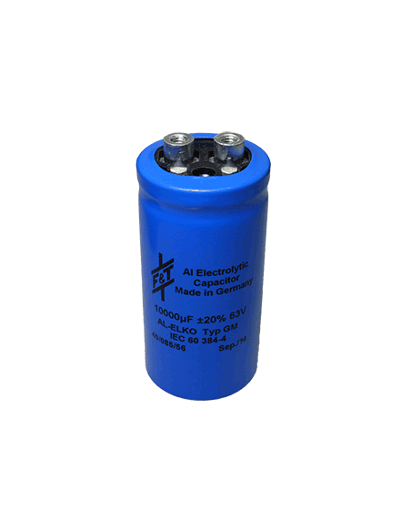 Condensador electrolítico de filtrado 10 MF 63 V ref.: COE_10_63