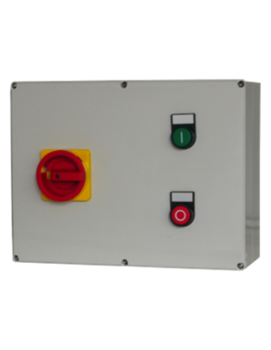 Caja de motor plástico (M/A+Sect) no incluye relé térmico