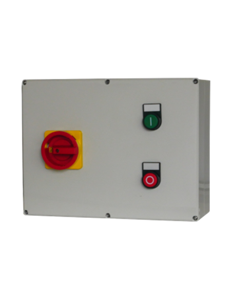 Caja de motor plástico (M/A+Sect) no incluye relé térmico