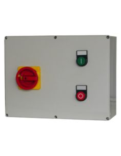 Arrancador motor estrella-triángulo en caja sin relé térmico