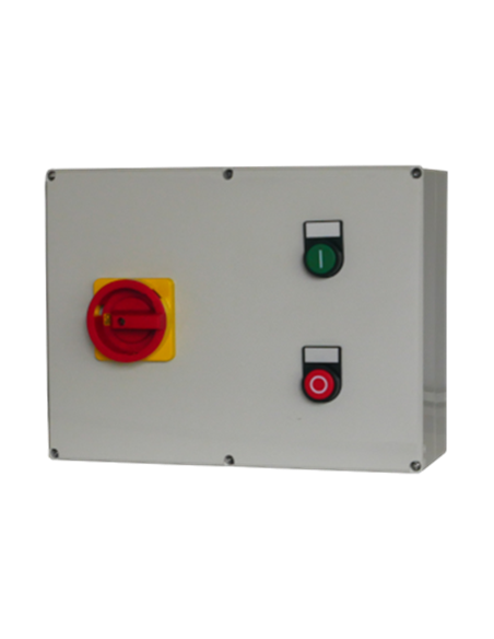 Arrancador motor estrella-triángulo en caja sin relé térmico