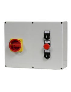 Arrancador motor 7.5 kW en caja subida/bajada con final de carrera