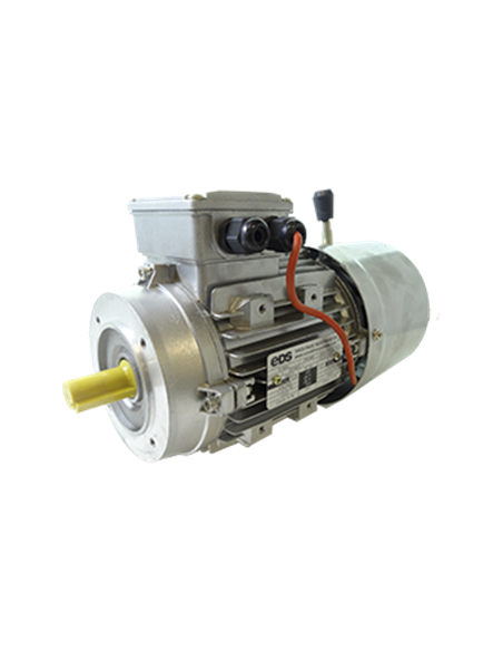 Motor eléc. 220/380 V, 0.25 kW, 4P 1500 r.p.m, B14 con freno ref: MFR71A