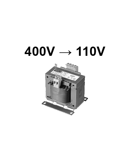 Transformador 400 V - 110 V 40 VA ref.: MTSNP040400110
