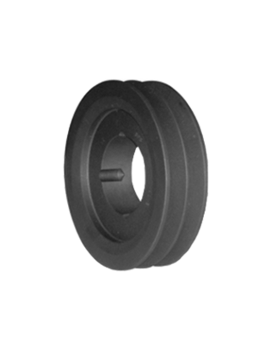 Polea SPZ 2 gargantas con cubo extraíble