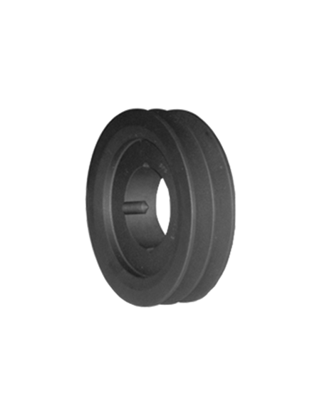 Polea SPZ 2 gargantas con cubo extraíble