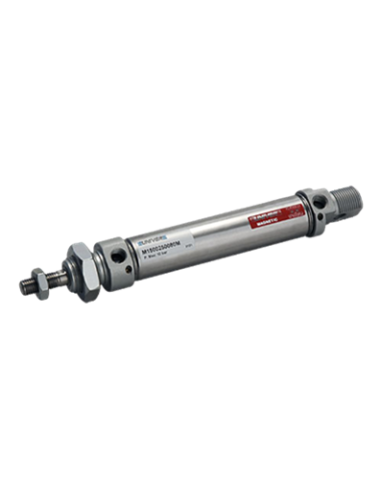 Microcilindros neumáticos ISO 6432 Doble efecto Ø 20 - Ø 25 mm