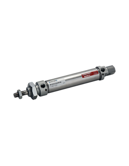 Microcilindros neumáticos ISO 6432 Doble efecto Ø 12 - Ø 16 mm