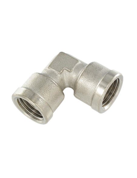 Racor latón hembra hembra cónica en L 1/8 1/8 ref.: PRA_EQEGLFF_1818