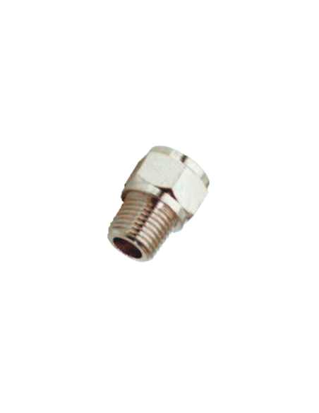 Reducción H1/4 M1/8 cónica cuerpo de latón ref.: PRA_RFMLCO_1418