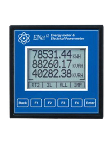 Elnet LT Vatímetro V, I, P (Q, S), F, PF, harmónico, pantalla LCD