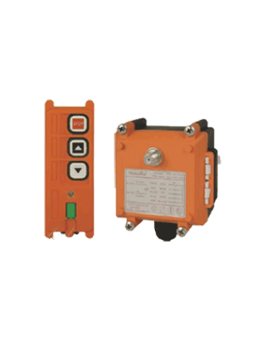 Mando a distancia por radio 1 eje, 2 sentidos