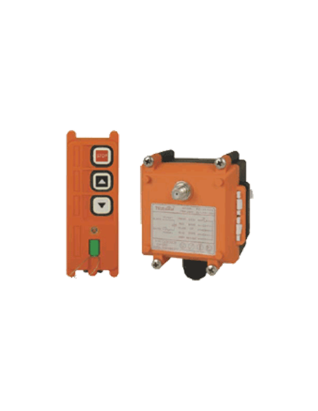 Mando a distancia por radio 1 eje, 2 sentidos