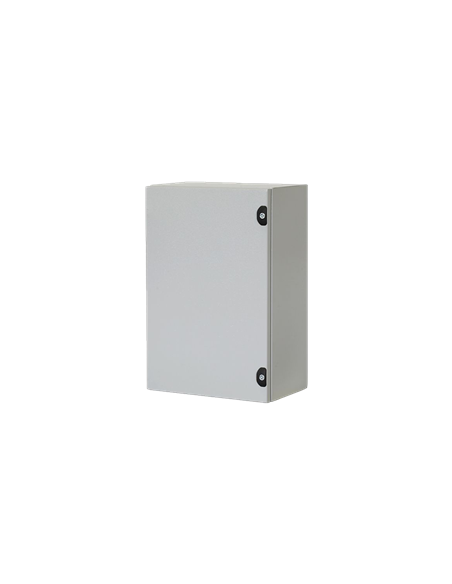Caja metálica A300xAN250xP160 con chapa de fondo ref.: QS302516