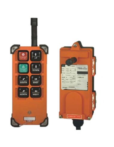 Mando a distrancia por radio 2 ejes, 2 sentidos