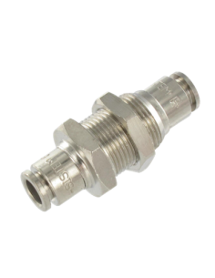 Racor pasatabique doble o de codo de Ø6 y Ø8