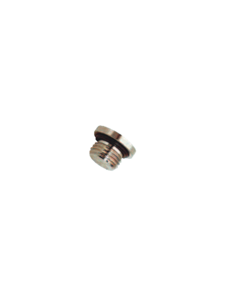 Tapón de latón macho con junta