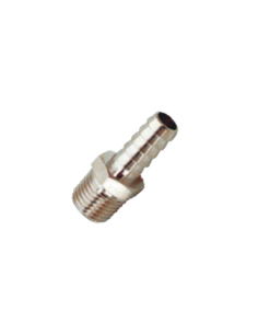 Racor unión rosca de latón M cónico