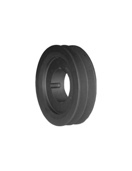 Polea SPB 2 gargantas Ø primitivo 75 mm, cubo extraíble tipo 1108