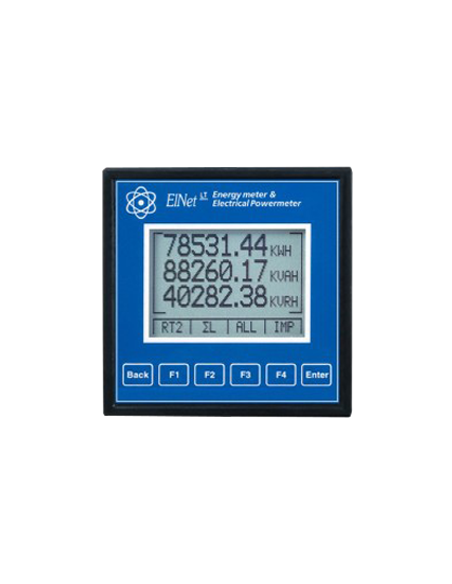 Elnet LT/TCP/IP Vatímetro V, I, P (Q, S), F, PF, harm. Ethernet TCPIP