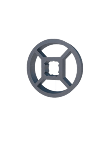 Perfil de aluminio redondo de refuerzo Ø28