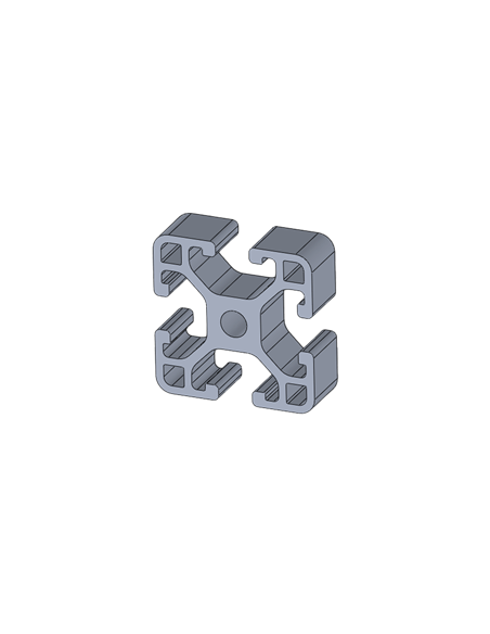 Perfil de aluminio Aluneed TI R6 30x30 6R  IPA63030L L  1000 mm