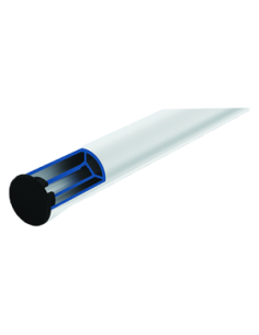 Tapón redondo para perfil de aluminio Ø28 mm