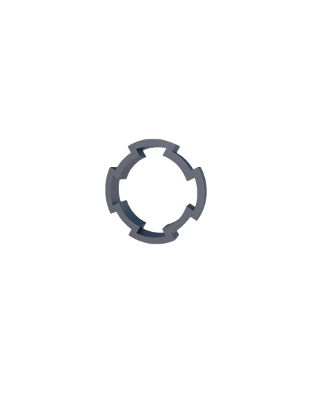 Perfil tubular redondo Ø28 ranurado longitud 1000 mm(+/-5 mm)