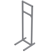 Soporte de aluminio para armario eléctrico para armario eléctrico ABS | EASI-Spare