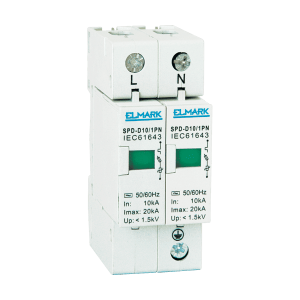 Limitador de sobretensiones 1+N 2 polos para proteger los circuitos eléctricos | EASI-Spare