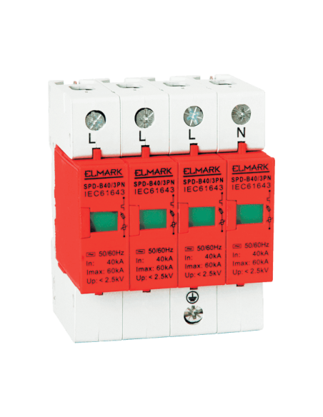 Limitador de sobretensiones 3+N 4P para proteger los circuitos | EASI-Spare