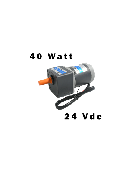 Motorreductor ZD 80x80, 40 W, 24 VDC MZD_4C24_040