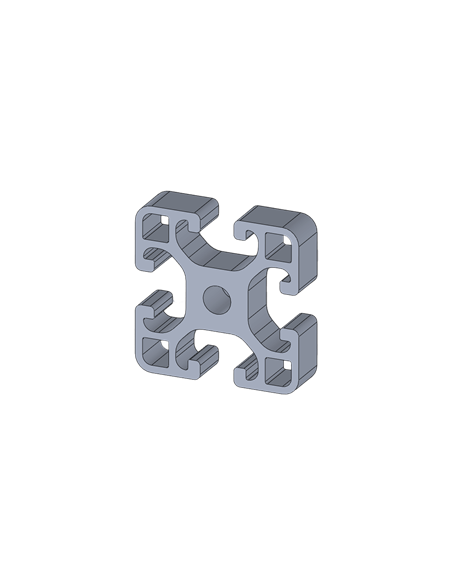 Perfil de aluminio Aluneed TI R8 40X40 4R IPA84040L
