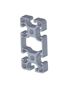 Perfil de aluminio Aluneed TI R8 40X80 6R IPA84080L