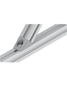 Escuadra de fijación 45° I + tornillos